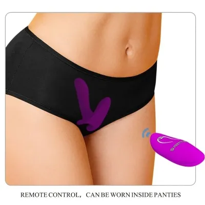 Massager & Vibrator 12 Modes Remote Control Purple | Pretty Love