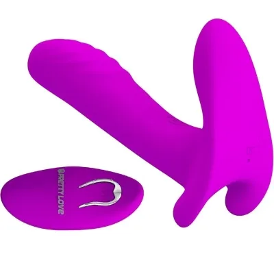 Massager & Vibrator 12 Modes Remote Control Purple | Pretty Love