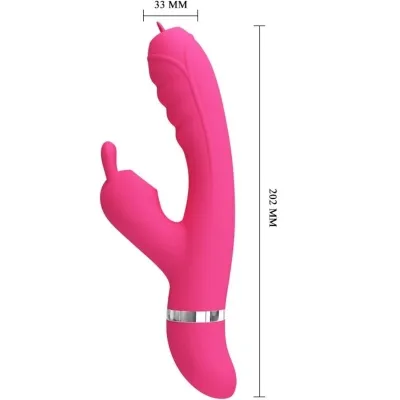 Phoenix Multifunctional Rabbit Vibrator Pink | Pretty Love