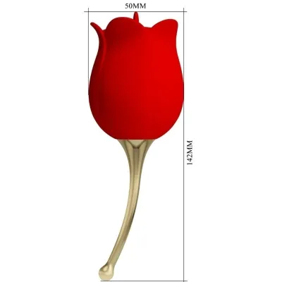 Rose Lover Rose Klit Stimu 12 Modes Red | Pretty Love