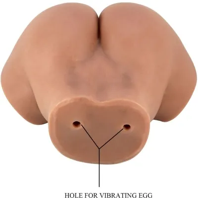 Hailey Vibrator Butt with Vagina and Anus Brown – Crazy Bull