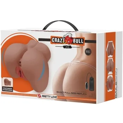 Mila Vibrator Butt with Vagina and Anus Flesh – Crazy Bull