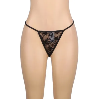 Lace Babydoll with Adjustable Straps Black S/M – Subblime