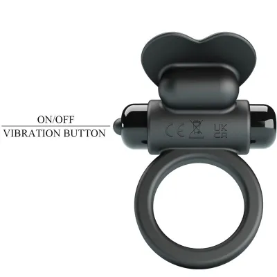 Debonaire Vibrating Ring Rabbit 10 Modes Black – Pretty Love