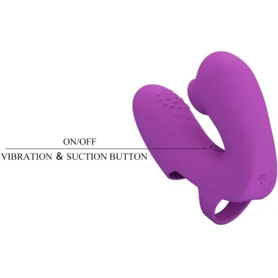 Athena Fingervibrator Mit Klit Stimu Lila | Pretty Love