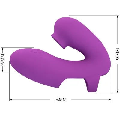 Athena Fingervibrator Mit Klit Stimu Lila | Pretty Love