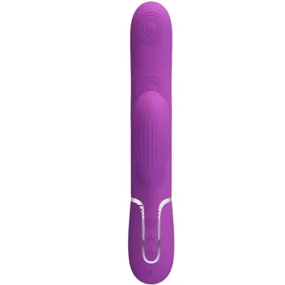 Perlita 3 In 1 Multifunctional Rabbit Vibrator Purple | Pretty Love