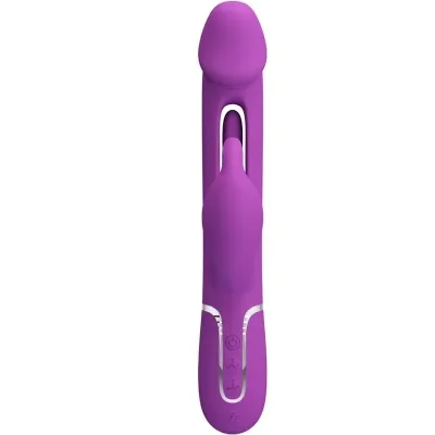 Kampas 3 In 1 Multifunktions-Rabbit-Vibrator Lila | Pretty Love