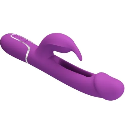 Kampas 3 In 1 Multifunktions-Rabbit-Vibrator Lila | Pretty Love