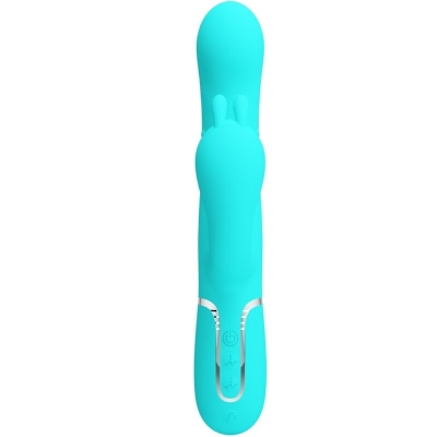 PRETTY LOVE - CAMMY 4 IN 1 MULTIFUNKTIONS-DREIFACHER RABBIT-VIBRATOR BLAU