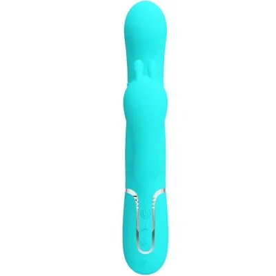 Cammy 4 in 1 Triple Rabbit Vibrator Blue | Pretty Love