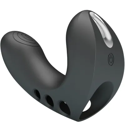 Camelia Finger Vibrator 7 Modes Black | Pretty Love