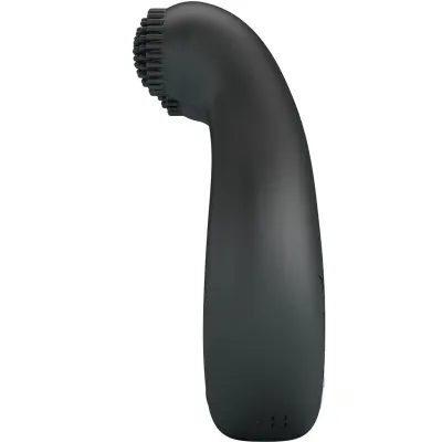 Dahlia Vibration Ring + Clitoral Stimulation 12 Modes Black – Pretty Love