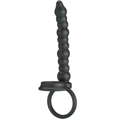 Dillion Double Penetration Cock Ring Black – Pretty Love