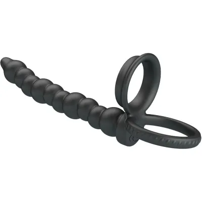Dillion Double Penetration Cock Ring Black – Pretty Love