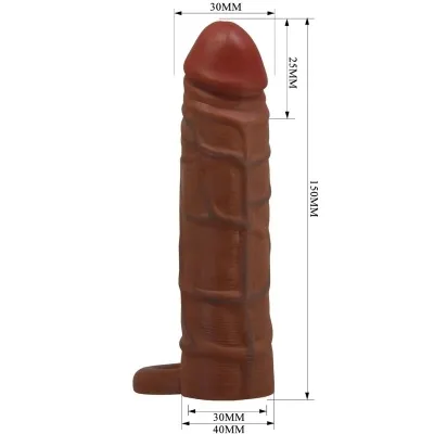 Kaile Penis Sleeve with 2.5cm Extension Brown – Pretty Love