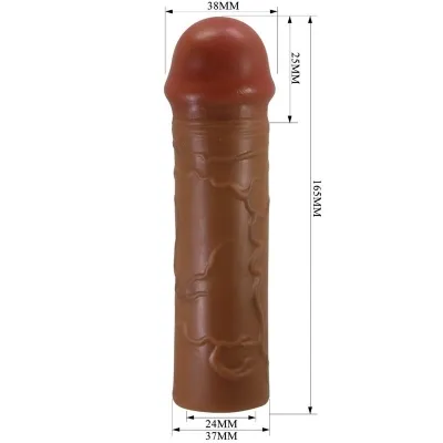 Nile Penis Sleeve with 2.5cm Extension Brown – Pretty Love