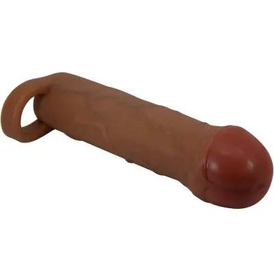 Bunion Penis Sleeve Mit 2.5cm Verlängerung Braun – Pretty Love