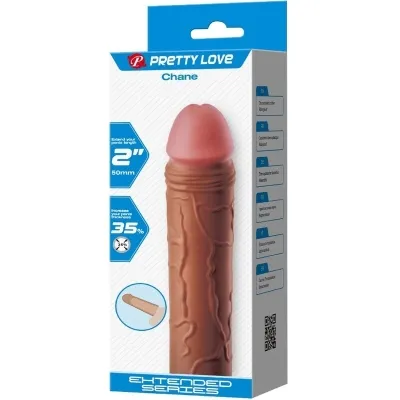 Chane Penis Sleeve with 5cm Extension Brown – Pretty Love