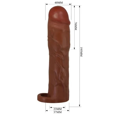 Gerd Penishülle Mit 7.6cm Verlängerung Braun – Pretty Love