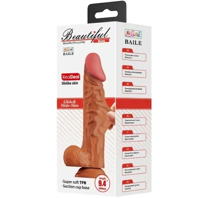 Buraq Realistischer Dildo 24cm Fleisch – Baile