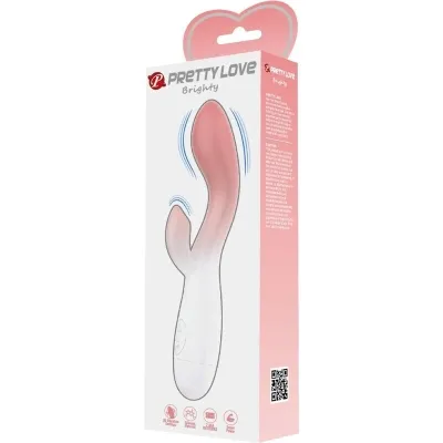 Brighty G-Spot Vibrator + Clit Stimu 30 Vibrations Pink | Pretty Love