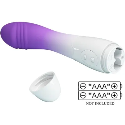 Elemental G-Spot Vibrator, 30 Vibration Modes, Purple | Pretty Love