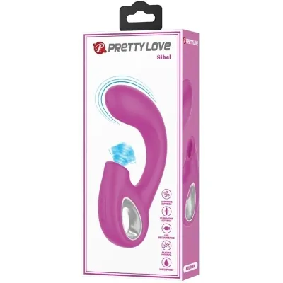 Sibel Sibel G-Spot Vibrator + Clit Stimu 10 Modes Purple | Pretty Love