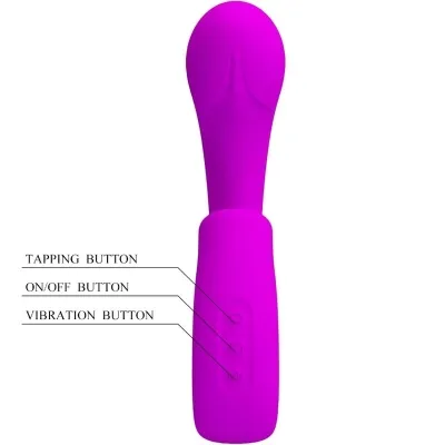 Sibel Sibel G-Spot Vibrator + Clit Stimu 10 Modes Purple | Pretty Love