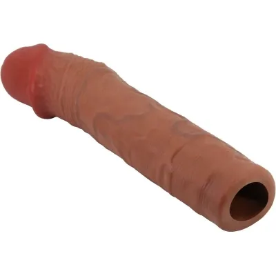 Chelsea Penishülle Mit 7.6cm Verlängerung Braun – Pretty Love