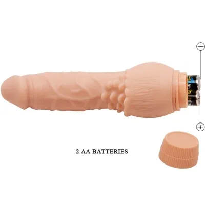 Barbara Realistic Vibrator 19.5cm Skin Tone | Baile