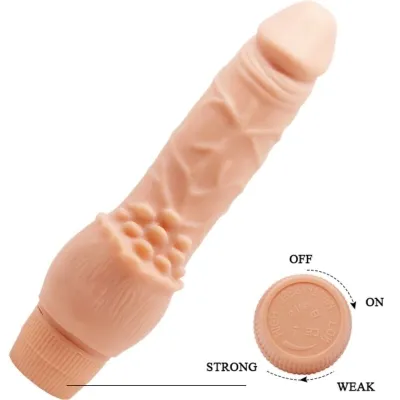Barbara Realistic Vibrator 19.5cm Skin Tone | Baile