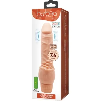 Barbara Realistic Vibrator 19.5cm Skin Tone | Baile