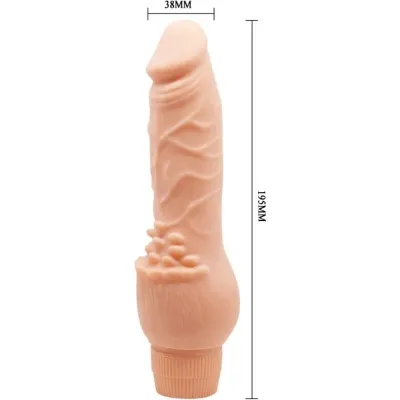 Barbara Realistic Vibrator 19.5cm Skin Tone | Baile