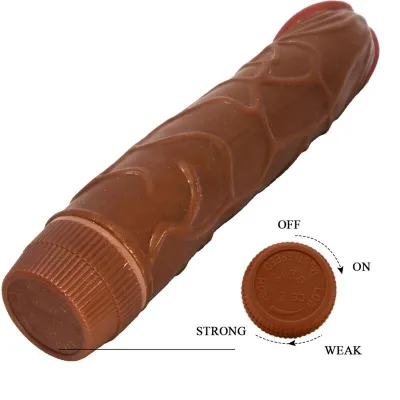Bob Realistic Vibrator 22.5cm Brown | Baile