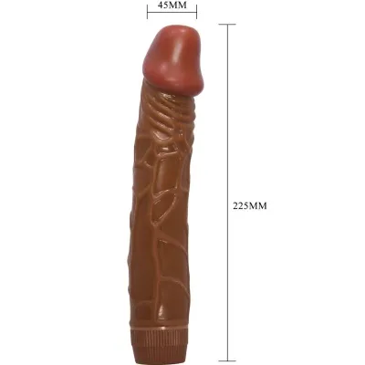 Bob Realistic Vibrator 22.5cm Brown | Baile