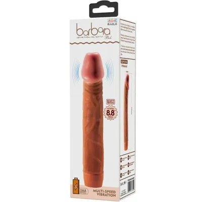 Bob Realistic Vibrator 22.5cm Brown | Baile