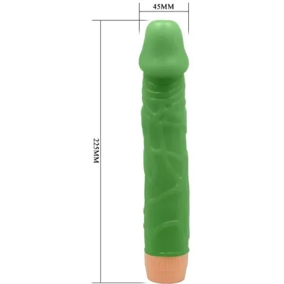 Bill Realistic Vibrator 22.5cm Green | Baile