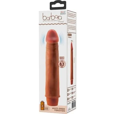 Dwarf Realistic Vibrator 21cm Brown | Baile