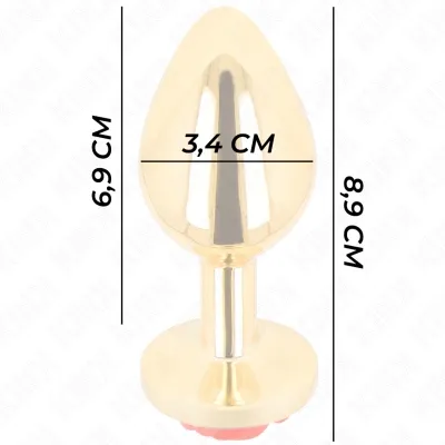 Plug Anal Gold Rose Rot M – Kink