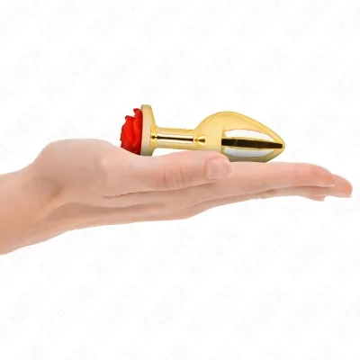 Plug Anal Gold Rose Rot M – Kink