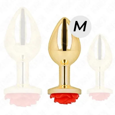 Plug Anal Gold Rose Rot M – Kink