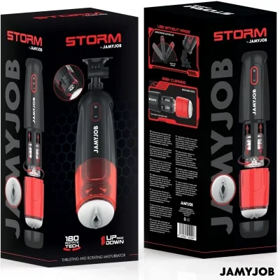 Cyclone Automatic Vaginal Masturbator with 10 Suction and Thrust Modes – Jamyjob