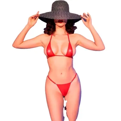 Mikrobikini Rot S/M – Chilirose