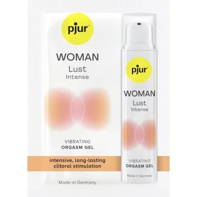 Pjur Woman Lust Intense Gel for intense, long-lasting clitoral stimulation, made in Germany.