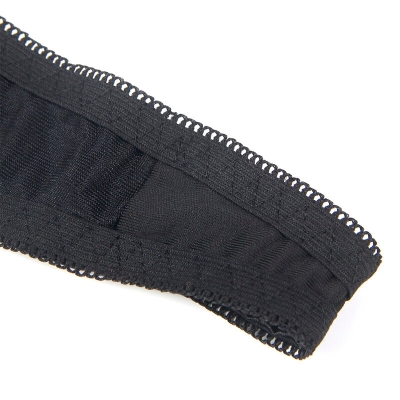 SUBBLIME - 955199 BH-SET MIT VERSTELLBARER SCHWARZER SCHLEIFE S/M