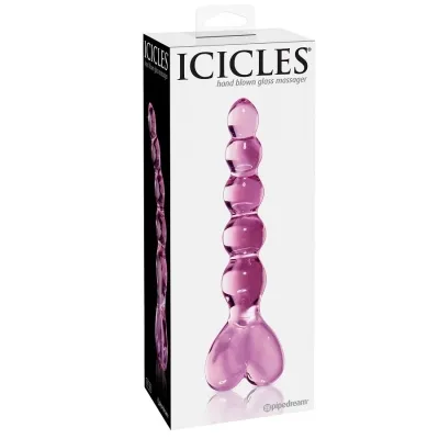 Nr. 43 Handgeblasener Glasdildo – Icicles