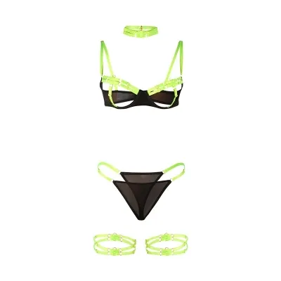 Bh-Set Fluoreszierendes Grün S/M – Subblime