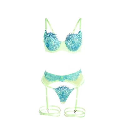 Bra Set Green and Blue S/M – Subblime