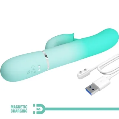Gigi Multifunktions-Rabbit-Vibrator Aquagrün | Pretty Love
